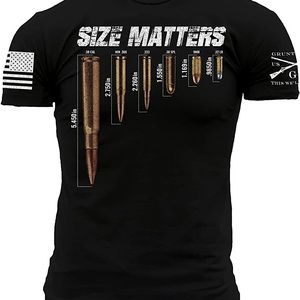 Grunt Style Size Matters black men’s t-shirt size small